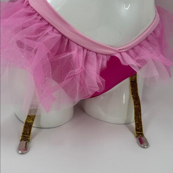 Pink Princess Costume with Gold Crown - Picture 10 of 11